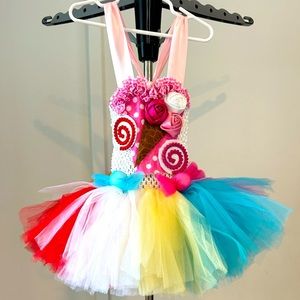 Katie Perry Candy 👗 tutu dress Birthday Tutu toddler 2-3 yrs